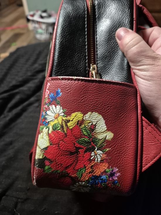 disney villains floral mini backpack Disney Villains Loungfly Floral Mini Backpack